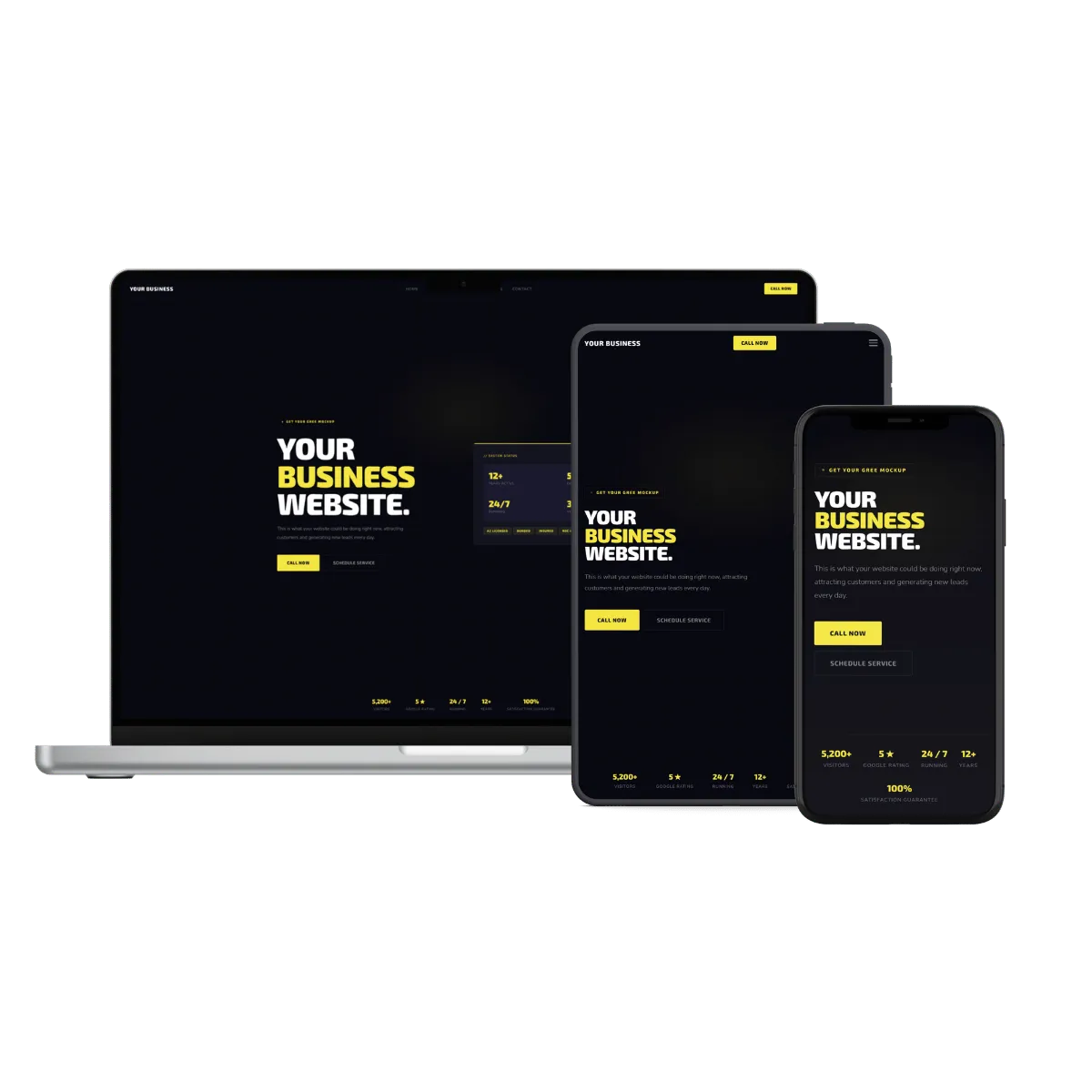 The Local Web Pros team at work