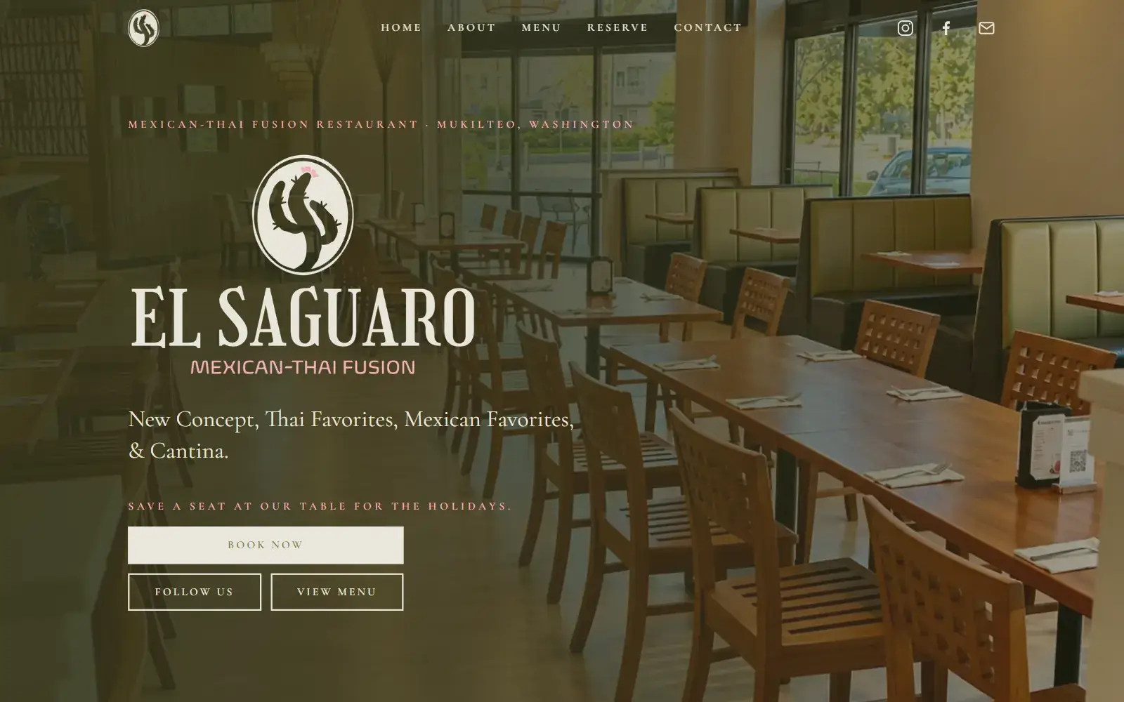 Sitio web de Saguaro Fusion