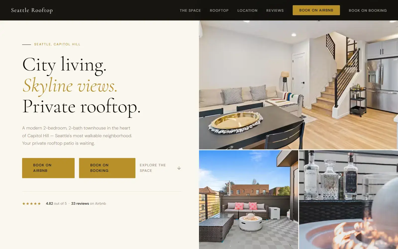 Sitio web de Seattle Rooftop